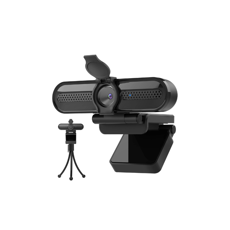 2K/1080p Webcam with 2 Microphones for Laptop Conference Streaming PC USB Web Cam Autofocus Vizolink